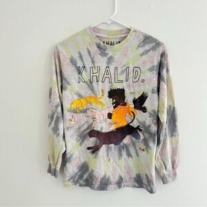 Khalid 2019 Free Spirit Tour Tie Dye Long Sleeve Small